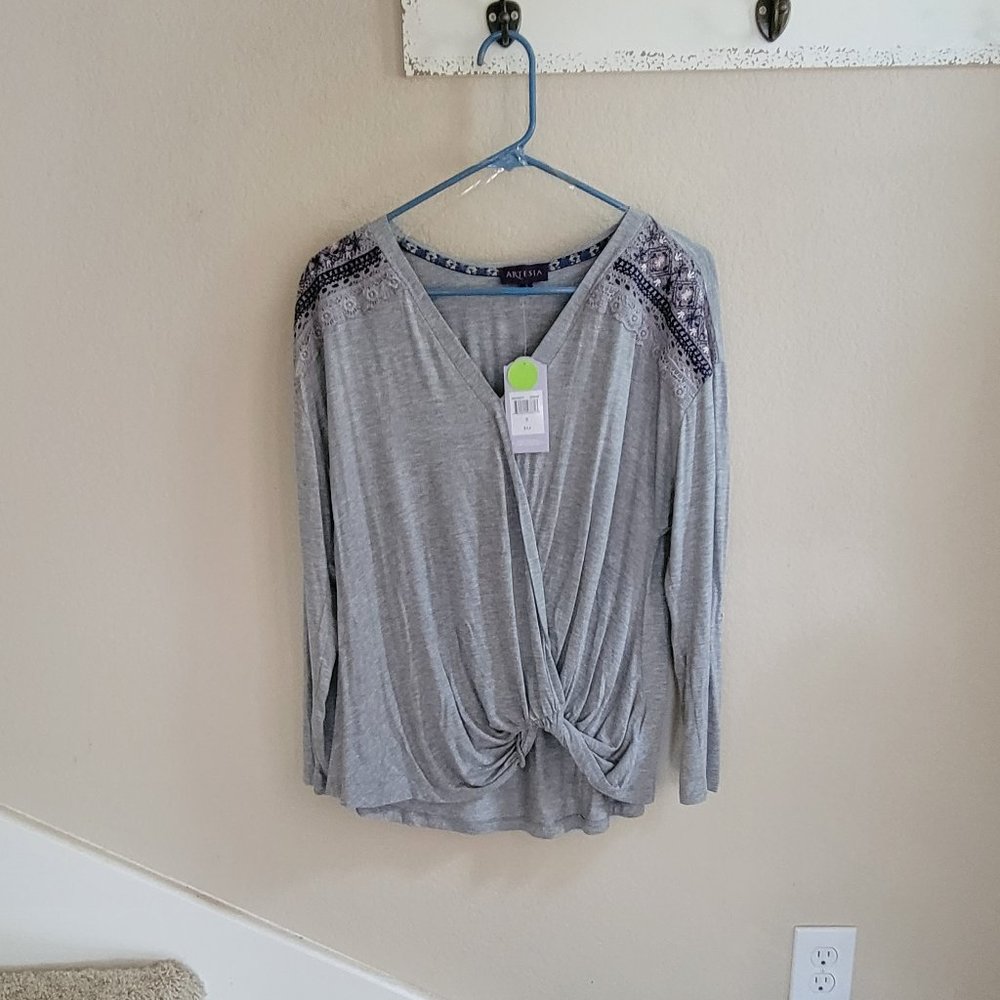 Embroidered top